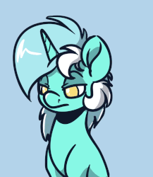 Size: 936x1080 | Tagged: safe, artist:witchtaunter, lyra heartstrings, pony, unicorn, g4, :d, animated, blinking, blue background, c:, cute, daaaaaaaaaaaw, emotional spectrum, eyes closed, female, floppy ears, frame by frame, frown, gif, happy, lidded eyes, looking at you, looking down, lyrabetes, mare, no pupils, open mouth, simple background, sitting, smiling, solo, weapons-grade cute, witchtaunter is trying to murder us