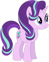 Size: 1024x1292 | Tagged: safe, artist:ra1nb0wk1tty, starlight glimmer, pony, unicorn, g4, female, mare, simple background, smiling, solo, transparent background