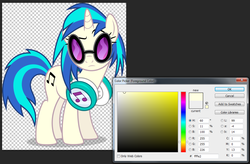 Size: 1060x697 | Tagged: safe, dj pon-3, vinyl scratch, pony, g4, microsoft windows, photoshop, solo