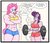 Size: 1359x1162 | Tagged: safe, artist:matchstickman, sugar belle, oc, oc:honey suckle, oc:honey suckle (flicker-show), earth pony, unicorn, anthro, g4, abs, anthro oc, barbell, biceps, breasts, busty sugar belle, clothes, deltoids, dialogue, duo, female, gym uniform, mare, muscles, muscular female, not pinkie pie, sports bra, sugar barbell, sweatdrop, weight lifting, weights