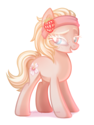 Size: 720x956 | Tagged: safe, artist:rrusha, oc, oc only, earth pony, pony, female, freckles, headband, mare, solo