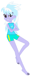 Size: 708x1560 | Tagged: safe, artist:jawsandgumballfan24, cloudchaser, equestria girls, g4, barefoot, clothes, equestria girls-ified, feet, pajamas, shorts, simple background, white background
