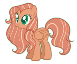 Size: 1024x853 | Tagged: safe, artist:pinkpolkadotsocks, oc, oc only, oc:versilla rose, pegasus, pony, female, freckles, mare, simple background, solo, transparent background