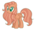 Size: 1024x853 | Tagged: safe, artist:pinkpolkadotsocks, oc, oc only, oc:versilla rose, pegasus, pony, female, freckles, mare, simple background, solo, transparent background