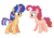 Size: 1192x832 | Tagged: dead source, safe, artist:rainbows-skies, oc, oc only, oc:candy pie, oc:magic shield, alicorn, earth pony, pony, g4, duo, female, mare, next generation, offspring, parent:cheese sandwich, parent:flash sentry, parent:pinkie pie, parent:twilight sparkle, parents:cheesepie, parents:flashlight, simple background, transparent background