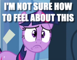 Size: 720x568 | Tagged: safe, edit, edited screencap, screencap, twilight sparkle, g4, games ponies play, frown, image macro, meme