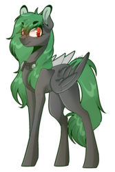 Size: 1207x1804 | Tagged: safe, artist:holoriot, oc, oc only, oc:toxic gears, pegasus, pony, female, mare, simple background, solo, transparent background