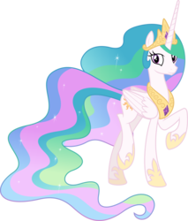 Size: 6400x7503 | Tagged: safe, artist:parclytaxel, derpibooru exclusive, princess celestia, alicorn, pony, g4, .svg available, absurd resolution, cute, cutelestia, female, looking at you, mare, raised hoof, raised leg, simple background, solo, transparent background, vector