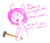 Size: 1002x870 | Tagged: safe, artist:whydomenhavenipples, oc, oc only, oc:ceiling excited, pony, american psycho, ask, axe, dialogue, sketch, solo, this will end in tears and/or death, tumblr, weapon