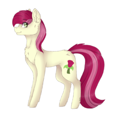 Size: 3081x3145 | Tagged: safe, artist:roieen, roseluck, earth pony, pony, g4, female, high res, mare, solo