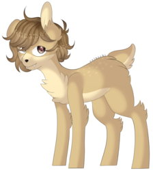 Size: 3500x3900 | Tagged: safe, artist:veincchi, oc, oc only, chest fluff, high res, simple background, solo, transparent background