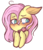 Size: 279x327 | Tagged: safe, artist:urbanqhoul, fluttershy, pegasus, pony, g4, bust, crying, female, floppy ears, looking away, looking sideways, mare, open mouth, portrait, simple background, solo, teary eyes, transparent background