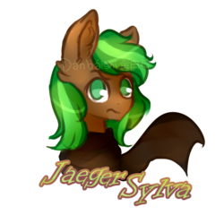 Size: 1500x1500 | Tagged: safe, artist:danbaishi, oc, oc only, oc:jaeger sylva, earth pony, pony, bust, clothes, portrait, scarf, simple background, solo, transparent background