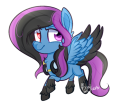 Size: 949x798 | Tagged: safe, artist:lynchristina, oc, oc only, oc:alpha jet, pegasus, pony, female, goggles, mare, simple background, solo, transparent background