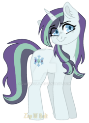 Size: 600x828 | Tagged: safe, artist:detoxx-retoxx, oc, oc only, oc:christal, pony, unicorn, simple background, solo, transparent background, watermark