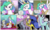 Size: 1920x1150 | Tagged: safe, artist:pencils, derpy hooves, princess celestia, oc, oc:sky shatter, alicorn, earth pony, pegasus, pony, unicorn, comic:sunbutt sunday, g4, ..., angry, comic, female, food, ice cream, male, mare, princess celestia loves eclairs, scrunchy face, serious business, stallion, yelling