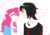 Size: 2001x1401 | Tagged: safe, artist:biscuitloveskitty, pinkie pie, human, g4, crossover, crossover shipping, female, heart, humanized, love, male, shadow the hedgehog, shadowpie, shipping, simple background, sonic the hedgehog, sonic the hedgehog (series), straight, transparent background