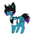 Size: 1024x1098 | Tagged: safe, artist:despotshy, oc, oc only, oc:despy, pegasus, pony, chibi, clothes, female, heterochromia, mare, shirt, simple background, solo, transparent background, vest