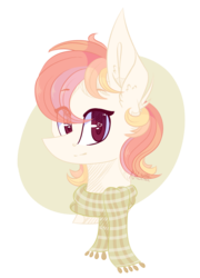 Size: 703x976 | Tagged: safe, artist:wintersnowy, oc, oc only, earth pony, pony, clothes, digital art, heart eyes, scarf, simple background, solo, transparent background, wingding eyes