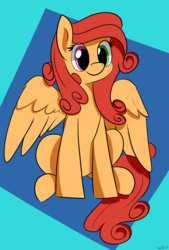 Size: 2362x3496 | Tagged: safe, artist:taurson, oc, oc only, oc:soft melody, pegasus, pony, heterochromia, high res, solo