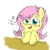 Size: 2000x2000 | Tagged: safe, artist:kdbrony, fluttershy, pony, g4, blushing, cute, fluffy, high res, looking at you, shyabetes, solo, talking to viewer