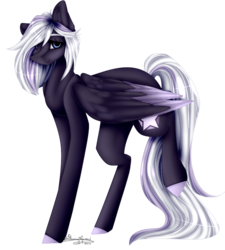 Size: 766x852 | Tagged: safe, artist:ohflaming-rainbow, oc, oc only, oc:bianna, pegasus, pony, colored wings, female, mare, multicolored wings, simple background, solo, transparent background