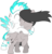 Size: 6290x6589 | Tagged: safe, artist:redpandapony, oc, oc only, oc:delta night, oc:sky paw, pegasus, pony, absurd resolution, eyes closed, female, mare, simple background, smiling, transparent background, vector, windswept mane