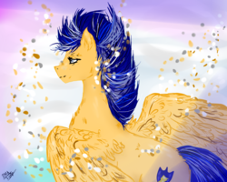 Size: 1024x819 | Tagged: safe, artist:martazap3, flash sentry, pegasus, pony, g4, colt, male, stallion