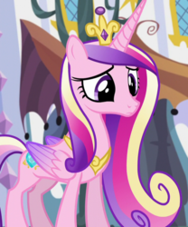 Size: 597x718 | Tagged: safe, screencap, princess cadance, alicorn, pony, g4, princess spike, cropped, female, folded wings, mare, solo, wings