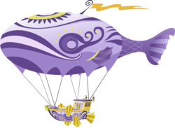 Size: 13694x10000 | Tagged: safe, artist:pirill, g4, sweet and elite, .ai available, absurd resolution, airship, lavender spirit, no pony, resource, simple background, transparent background, vector, vehicle