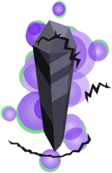 Size: 3000x4625 | Tagged: safe, artist:missgoldendragon, g4, the crystal empire, crystal, dark crystal, dark magic, magic, map crystal, no pony, object, resource, simple background, transparent background, vector