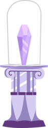 Size: 3000x7975 | Tagged: safe, artist:tamalesyatole, g4, the crystal empire, .svg available, crystal, glass case, map crystal, no pony, object, pedestal, resource, simple background, transparent background, vector