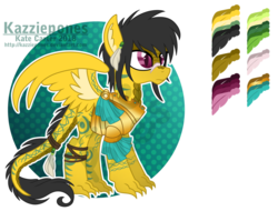 Size: 1024x779 | Tagged: safe, artist:kazziepones, oc, oc only, kirin, armor, reference sheet, solo