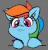 Size: 911x947 | Tagged: safe, artist:pabbley, rainbow dash, pegasus, pony, g4, :p, animated, cute, dashabetes, eye shimmer, female, gif, mare, mlem, silly, silly pony, simple background, solo, tongue out
