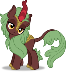 Size: 1511x1645 | Tagged: safe, artist:frownfactory, cinder glow, summer flare, kirin, g4, sounds of silence, .svg available, cute, emotionless, female, frown, head tilt, horn, lidded eyes, simple background, solo, svg, transparent background, vector