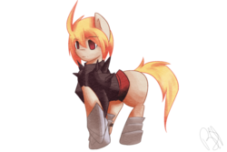 Size: 1095x730 | Tagged: safe, artist:usually blank, pony, final fantasy, final fantasy tactics, ponified, ramza beoulve, simple background, solo, transparent background