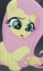 Size: 325x531 | Tagged: safe, screencap, fluttershy, pony, g4, my little pony: the movie, cropped, female, solo