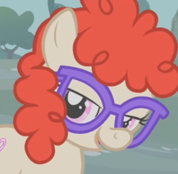 Size: 343x335 | Tagged: safe, screencap, twist, earth pony, pony, call of the cutie, g4, cropped, female, filly, glasses