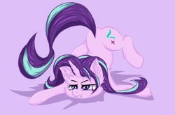 Size: 1024x674 | Tagged: safe, artist:rurihal, starlight glimmer, pony, unicorn, g4, female, solo, tripped