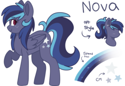 Size: 3000x2048 | Tagged: safe, artist:cinnamontee, oc, oc only, oc:swift star, pegasus, pony, female, high res, mare, reference sheet, simple background, solo, transparent background