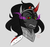 Size: 500x472 | Tagged: safe, artist:liziedoodle, king sombra, pony, unicorn, g4, bust, dark magic, magic, male, solo, sombra eyes