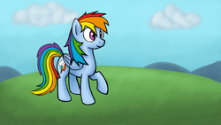 Size: 6400x3600 | Tagged: safe, artist:bill-the-pony, rainbow dash, pony, g4, absurd resolution, female, solo