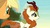 Size: 1920x1080 | Tagged: safe, screencap, applejack, autumn blaze, kirin, pony, g4, sounds of silence, cute, duo, female, mare, side view, smiling