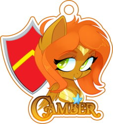 Size: 3823x4195 | Tagged: safe, artist:zombie, oc, oc only, oc:camber, pegasus, pony, badge, commission, female, guardsmare, looking at you, mare, reference, royal guard, simple background, smiling, solo, transparent background, ych result