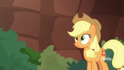 Size: 1920x1080 | Tagged: safe, screencap, applejack, earth pony, pony, g4, sounds of silence, female, mare, solo