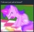 Size: 714x673 | Tagged: safe, edit, edited screencap, screencap, amethyst star, sparkler, pony, unicorn, g4, the mysterious mare do well, amethyst star is not amused, angry, background pony, bread, caption, cropped, female, food, frown, glowing, glowing horn, horn, mare, meme, motion blur, open mouth, out of context, shitposting, sitting, solo, triggered, y'all, yelling, yelling at food