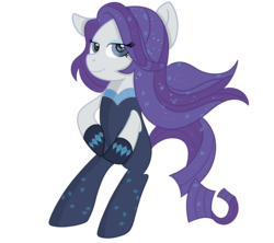 Size: 3000x2666 | Tagged: safe, artist:rainbowtashie, rarity, equestria girls, equestria girls series, g4, the other side, alternate hairstyle, clothes, female, high res, lidded eyes, simple background, solo, transparent background, unitard