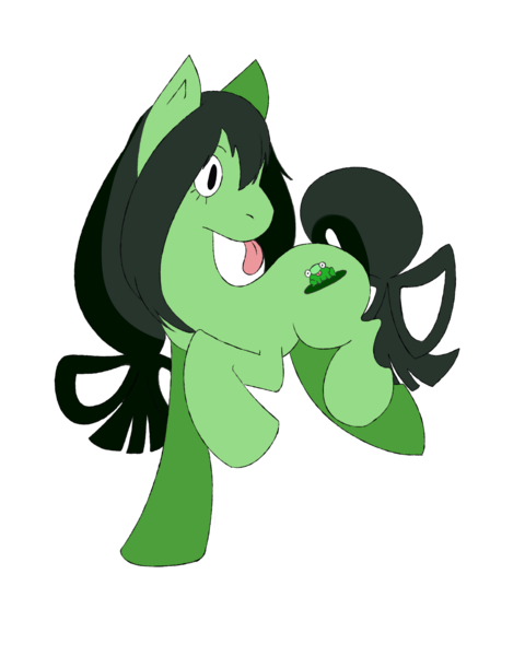 1853334 Artist Gadridel My Hero Academia Ponified Pony Quirked Pony Safe Simple Background Solo Tongue Out Transparent Background Tsuyu Asui Derpibooru