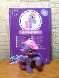 Size: 1620x2160 | Tagged: safe, rainbowshine, pony, g4, official, blind bag, blind bag card, irl, merchandise, photo, toy, wave 3