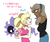 Size: 593x495 | Tagged: safe, artist:redxbacon, oc, oc only, oc:eureka, oc:parch well, gastly, human, spritzee, barely pony related, dark skin, duo, female, humanized, pokémon, pokémon trainer